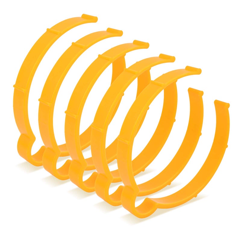 EhdisÂ® 4.3"(11cm) Vinyl Wrap Sheet Clip Storage Tool for Car Wrap Vinyl Sticker Decal Film Sheet, Coil Hoop Ring Helpful Tool for Auto Film Roll Sheet - 5 PCS - Image 1